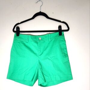 Lauren Ralph Lauren Green w/ Silver Buttons Shorts Size 4